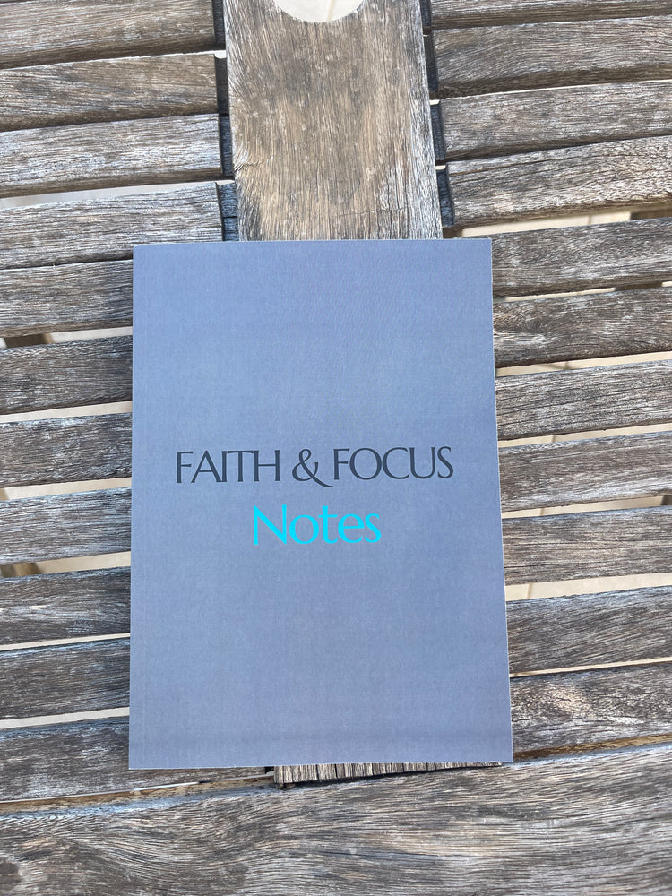 FAITH & FOCUS Notes Notizbuch Cover