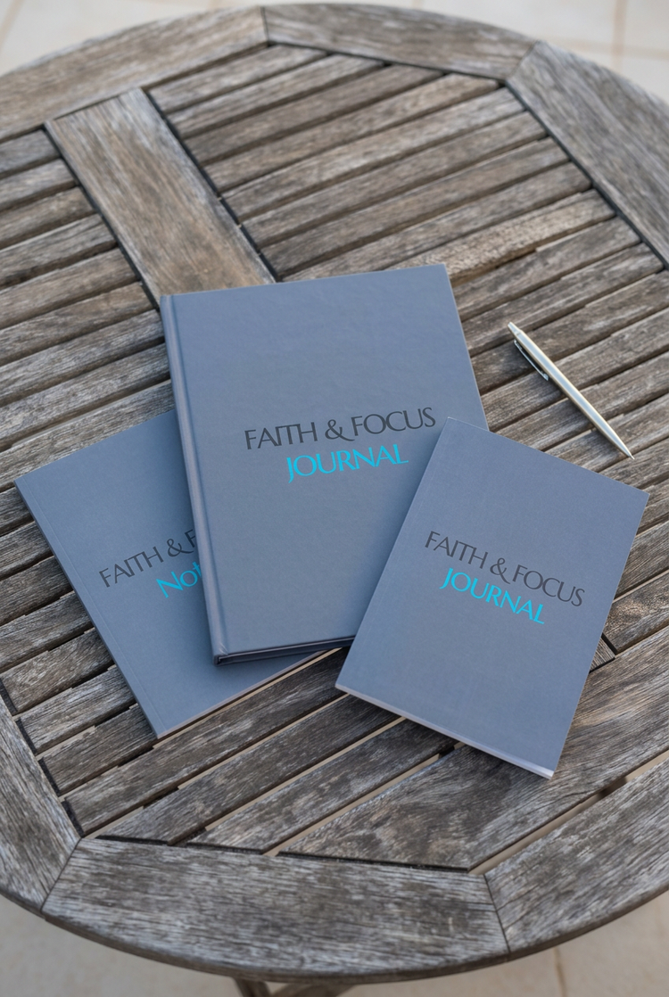 FAITH & FOCUS Journal-Bundle: 3-teiliges Set für deine Stille Zeit